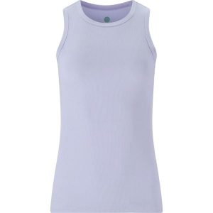 Damski tank top Athlecia Madilyn. Fioletowe topy Athlecia, bez wzorów, sportowe, bez kołnierzyka, bez ramiączek. Za 119,50 zł.