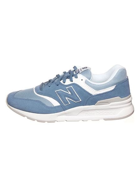 New Balance Skórzane sneakersy "997" w kolorze błękitnym rozmiar: 36. Niebieskie trampki New Balance, bez wzorów, z materiału, bez zapięcia. Za 197,17 zł.