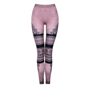 Legginsy sportowe damskie DEEP TRIP Mdina. Legginsy DEEP TRIP, bez wzorów, z elastanu, z podwyższonym stanem. Za 179,00 zł.