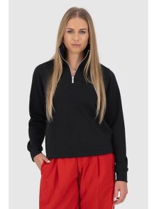 Alife and kickin Bluza w kolorze czarnym rozmiar: M. Czarne bluzy Alife and Kickin, m, bez wzorów, bez kaptura. Za 119,95 zł.