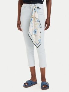 Guess Jeansy W5GA91 W93CM Niebieski jasny Skinny Fit. Niebieskie jeansy Guess, z aplikacjami, z bawełny. Za 524,99 zł.