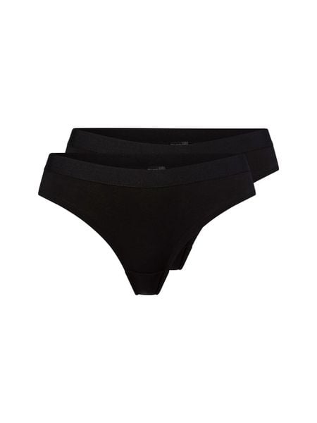 Snocks figi brazylijskie w 2-paku Kobiety Bawełna czarny, XL. Czarne figi Snocks, bez wzorów, z bawełny. Za 89,95 zł.