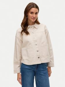 Vero Moda Koszula jeansowa Jamie 10331693 Beżowy Relaxed Fit. Brązowe koszule Vero Moda, m, bez wzorów, z bawełny, bez kołnierzyka, bez ramiączek. Za 159,99 zł.