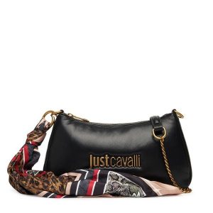 Torebka Just Cavalli. Czarne torebki klasyczne Just Cavalli, bez wzorów, bez dodatków. Za 619,99 zł.