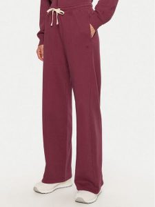 Champion Spodnie dresowe 117638 Czerwony Wide Leg. Czerwone spodnie dresowe Champion, xs, bez wzorów, z bawełny. Za 159,99 zł.