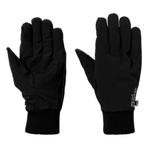 Rękawiczki trekkingowe Jack Wolfskin Supersonic XT. Czarne rękawiczki Jack Wolfskin, bez wzorów. Za 229,99 zł.