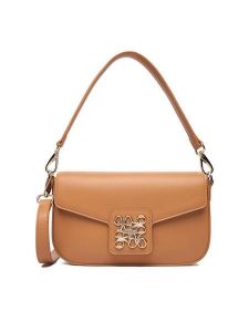 Nine West Torebka CEO-Celest-LDA8444 Brązowy. Brązowe torebki klasyczne Nine West, bez wzorów, z materiału, bez dodatków. Za 169,99 zł.