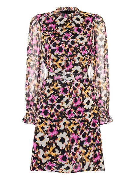 More & More Sukienka w kolorze czarno-różowo-żółtym rozmiar: 40. Czarne sukienki More & More, na co dzień, bez wzorów, z tkaniny, bez kołnierzyka, bez ramiączek, midi, proste. Za 170,87 zł.