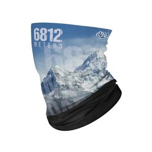 Chusta Ama Dablam. Brązowe apaszki i chusty NO BRAND, bez wzorów, z polaru, sportowe. Za 39,99 zł.