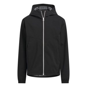 Kurtka Provisional. Czarne kurtki ADIDAS, bez wzorów, z materiału, z kapturem. Za 379,00 zł.