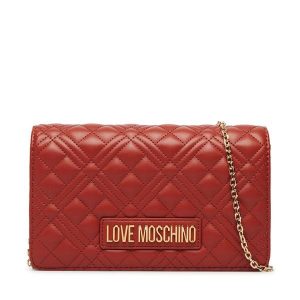 Torebka LOVE MOSCHINO. Czerwone torebki wieczorowe LOVE MOSCHINO, bez wzorów, bez dodatków. Za 639,99 zł.