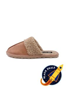 Billowy Skórzane kapcie w kolorze jasnoróżowym rozmiar: 39. Różowe kapcie Billowy, bez wzorów. Za 144,92 zł.