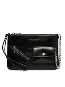 MICHAEL Michael Kors Torebka Jet Set 32S6SJ6F6L Czarny. Czarne torebki klasyczne MICHAEL Michael Kors, bez wzorów, ze skóry, bez dodatków. Za 482,99 zł.