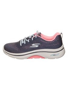 Skechers Sneakersy "Go walk Arch Fit 2.0 - Vivid" w kolorze granatowo-jasnoróżowym rozmiar: 41. Niebieskie trampki Skechers, bez wzorów, z materiału, bez zapięcia. Za 298,95 zł.