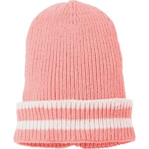 Czapka z kontrastowymi paskami bonprix brzoskwiniowo-szary. Czapki marki bonprix. Za 12,99 zł.