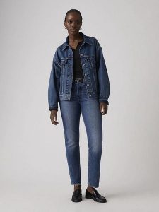 Levi's Dżinsy "501" - Regular fit - w kolorze niebieskim rozmiar: W26/L30. Niebieskie jeansy Levi's®, z aplikacjami, z podwyższonym stanem. Za 231,61 zł.