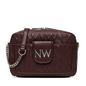 Torebka Nine West. Czerwone listonoszki Nine West, bez wzorów, bez dodatków. Za 299,99 zł.
