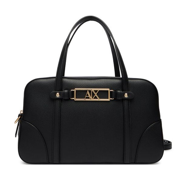 Torebka Armani Exchange. Czarne torebki klasyczne Armani Exchange, bez wzorów, bez dodatków. Za 629,99 zł.