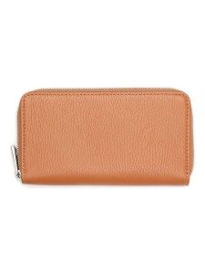 Maison héritage PARIS Skórzany portfel "Luci" w kolorze jasnobrązowym rozmiar: onesize. Brązowe portfele Maison héritage PARIS, bez wzorów, z materiału. Za 130,99 zł.