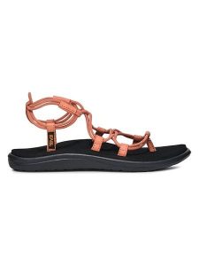 Teva Sandały "Voya Infinity" w kolorze łososiowym rozmiar: 37. Pomarańczowe sandały Teva, bez wzorów, z otwartym noskiem, bez obcasa, bez zapięcia. Za 189,29 zł.