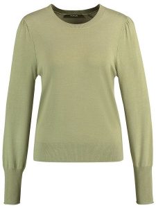 TAIFUN Sweter w kolorze zielonym rozmiar: 48. Zielone swetry oversize Taifun, s, bez wzorów, z wiskozy, bez ramiączek. Za 122,96 zł.