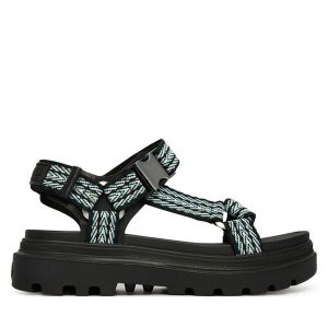 Sandały Palladium. Czarne sandały Palladium, bez wzorów, bez obcasa, na płaskiej podeszwie, bez zapięcia. Za 399,99 zł.