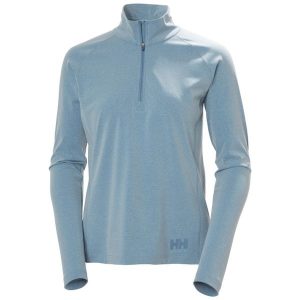 Bluza damska z zamkiem 1/2 Helly Hansen Tyri. Niebieskie bluzy Helly Hansen, bez wzorów, bez kaptura. Za 363,00 zł.