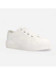 Lee Sneakersy "Isla" w kolorze białym rozmiar: 36. Białe trampki Lee, bez wzorów, bez zapięcia. Za 86,99 zł.