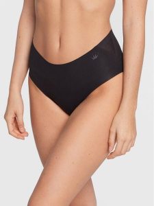 Triumph Figi klasyczne z wysokim stanem Flex Smart 10213145 Czarny. Czarne figi Triumph, bez wzorów, z syntetyku. Za 60,00 zł.