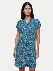 Triumph Koszula nocna Boyfriend 10222612 Niebieski Relaxed Fit. Niebieskie koszule nocne Triumph, bez wzorów, z wiskozy, bez ramiączek. Za 79,00 zł.