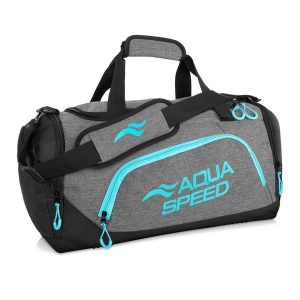 Torba treningowa AQUA-SPEED 35 l. Czarne torby podróżne i sportowe Aqua-Speed, bez wzorów, na ramię. Za 99,00 zł.