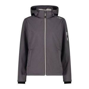 Kurtka damska turystyczna CMP 39A5006. Szare kurtki CMP, s, bez wzorów, z softshellu, bez kaptura. Za 340,00 zł.
