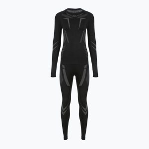 Komplet bielizny termoaktywnej damskiej KADVA ALPINESTEP COOLMAX THERMAL PRO DRY. Czarne komplety bielizny KADVA, bez wzorów. W wyprzedaży za 99,99 zł.