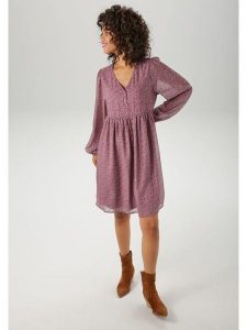 Aniston Sukienka w kolorze jasnoróżowym rozmiar: 46. Różowe sukienki Aniston, bez wzorów, bez kołnierzyka, bez ramiączek, mini. Za 83,62 zł.