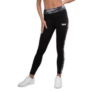 Damskie legginsy Lonsdale Dorrery. Czarne legginsy Lonsdale, bez wzorów, z materiału. Za 214,50 zł.
