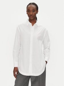 BOSS Koszula C_Bostucci_8 50538366 Biały Relaxed Fit. Białe koszule Boss, bez wzorów, z bawełny, bez kołnierzyka, bez ramiączek. Za 329,99 zł.