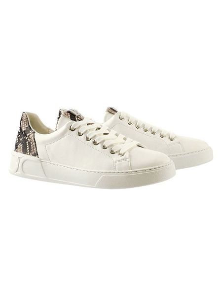 Högl Skórzane sneakersy "Noa" w kolorze białym rozmiar: 41. Białe trampki HÖGL, bez wzorów, bez zapięcia. Za 316,25 zł.