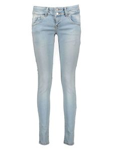 LTB Dżinsy - Skinny fit - w kolorze błękitnym rozmiar: W25/L30. Niebieskie jeansy LTB, z aplikacjami, ze skóry. Za 139,95 zł.