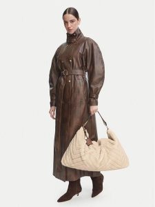 Liu Jo Torebka AF6194 E1161 Kremowy. Białe shopper bag Liu Jo, bez wzorów, z materiału, bez dodatków. Za 499,99 zł.