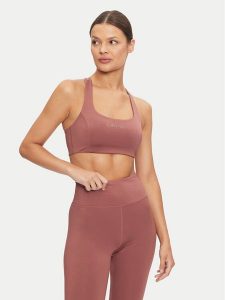 Calvin Klein Biustonosz top Support 00GWF4K171 Bordowy. Czerwone topy Calvin Klein, xl, bez wzorów, z syntetyku, bez kołnierzyka, bez ramiączek. Za 119,99 zł.