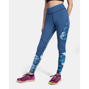 Damskie legginsy fitness Kilpi LAMIRAE-W. Niebieskie legginsy Kilpi, bez wzorów, z materiału. Za 138,03 zł.