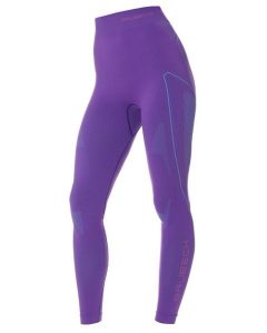 Termoaktywne damskie legginsy narciarskie Thermo. Fioletowe legginsy Brubeck, bez wzorów, z dzianiny, długie. Za 149,99 zł.