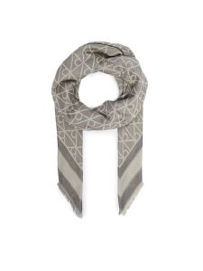 Calvin Klein Chusta Emblem Aop Jacquard Square Scarf LV04F8080G Granatowy. Niebieskie rękawiczki Calvin Klein, bez wzorów. Za 289,99 zł.