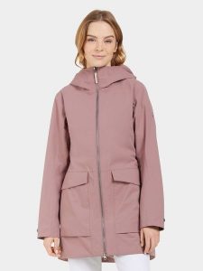 Didriksons Parka "Folka" w kolorze jasnoróżowym rozmiar: 36. Różowe płaszcze Didriksons, m, bez wzorów, bez kaptura. Za 474,95 zł.