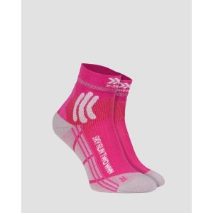 Skarpety biegowe damskie X-Socks Sky Run Two 4.0. Białe skarpetki X-Socks, bez wzorów. W wyprzedaży za 120,00 zł.