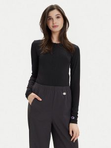 Champion Body 117350 Czarny Skinny Fit. Czarne body i gorsety Champion, bez wzorów, z syntetyku. Za 109,99 zł.