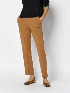 Rosner Spodnie "Mara" w kolorze karmelowym rozmiar: 44/L28. Brązowe spodnie z wysokim stanem Rosner, bez wzorów, z materiału, z podwyższonym stanem. Za 196,70 zł.