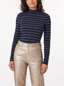 Scotch & Soda Koszulka w kolorze granatowym rozmiar: L. Niebieskie bluzki Scotch & Soda, l, bez wzorów, bez kołnierzyka, bez ramiączek. Za 70,24 zł.