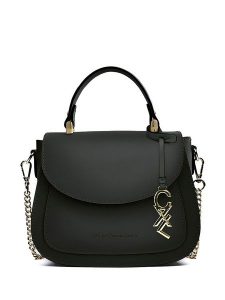 CXL by Christian Lacroix Skórzana torebka w kolorze czarnym - 23 x 20 x 11 cm rozmiar: onesize. Czarne torebki klasyczne CXL by Christian Lacroix, bez wzorów, z materiału, przez ramię, bez dodatków. Za 393,45 zł.