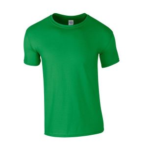 Koszulka Softstyle Dla Dorosłych Unisex. Zielone bluzki GILDAN, xl, bez wzorów, sportowe, bez kołnierzyka, bez ramiączek. Za 29,99 zł.